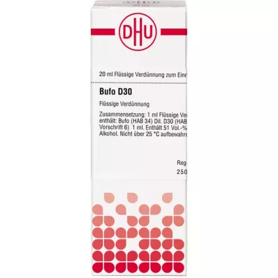 BUFO D 30 Seyreltme, 20 ml BUFO D 30 Seyreltme, 20 ml