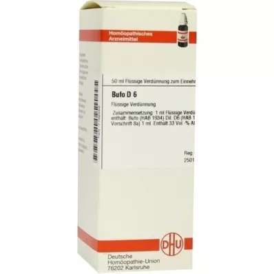BUFO D 6 Seyreltme, 50 ml BUFO D 6 Seyreltme, 50 ml