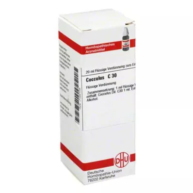 COCCULUS C 30 Seyreltme, 20 ml COCCULUS C 30 Seyreltme, 20 ml