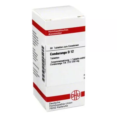 CONDURANGO D 12 tablet, 80 adet CONDURANGO D 12 tablet, 80 adet