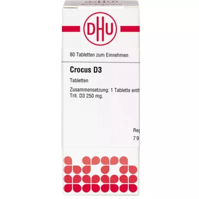 CROCUS D 3 tablet, 80 adet