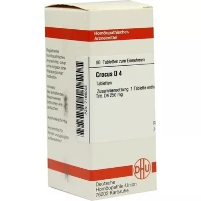 CROCUS D 4 tablet, 80 adet CROCUS D 4 tablet, 80 adet
