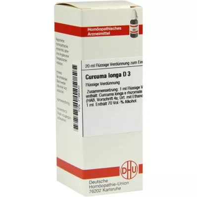 CURCUMA LONGA D 3 Seyreltme, 20 ml