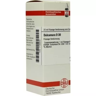 DULCAMARA D 30 Seyreltme, 20 ml DULCAMARA D 30 Seyreltme, 20 ml
