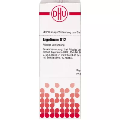 ERGOTINUM D 12 Seyreltme, 20 ml