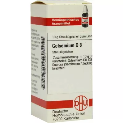GELSEMIUM D 8 Globuli, 10 gr GELSEMIUM D 8 Globuli, 10 gr