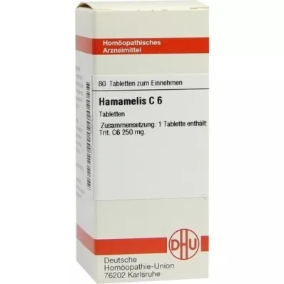 HAMAMELIS C 6 tablet, 80 adet HAMAMELIS C 6 tablet, 80 adet