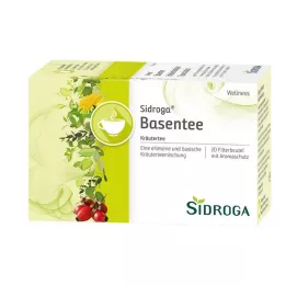 SIDROGA Wellness Base Çay Filtre Poşetleri, 20X1,5 gr