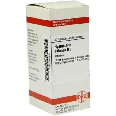 HYDROCOTYLE asiatica D 3 tablet, 80 adet HYDROCOTYLE asiatica D 3 tablet, 80 adet