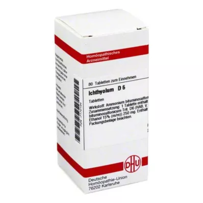 ICHTHYOLUM D 6 tablet, 80 adet