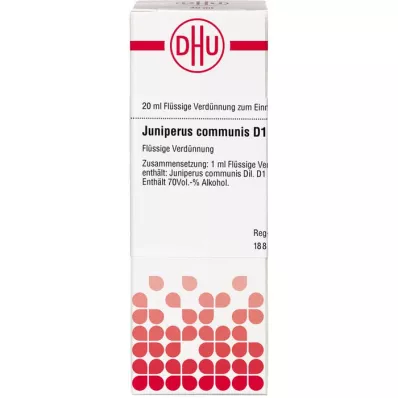JUNIPERUS COMMUNIS D 1 seyreltme, 20 ml JUNIPERUS COMMUNIS D 1 seyreltme, 20 ml