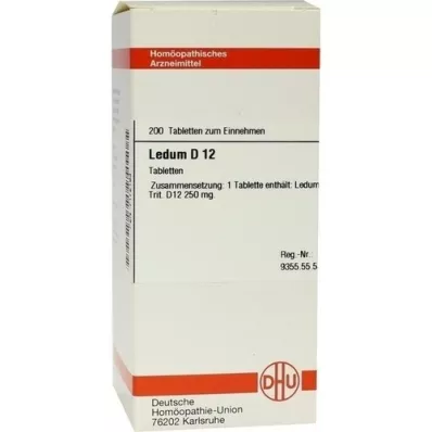 LEDUM D 12 tablet, 200 adet LEDUM D 12 tablet, 200 adet