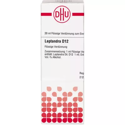 LEPTANDRA D 12 Seyreltme, 20 ml LEPTANDRA D 12 Seyreltme, 20 ml
