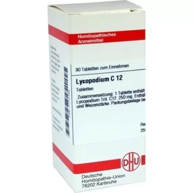 LYCOPODIUM C 12 tablet, 80 adet