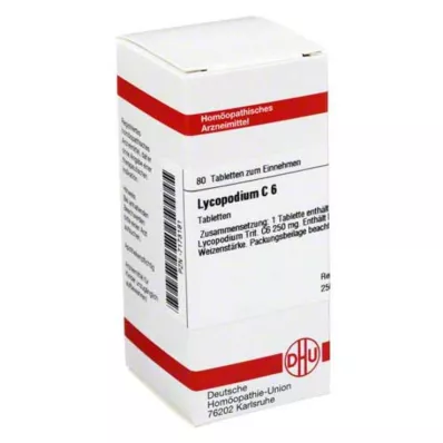 LYCOPODIUM C 6 tablet, 80 adet