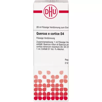QUERCUS E CORTICE D 4 seyreltme, 20 ml QUERCUS E CORTICE D 4 seyreltme, 20 ml