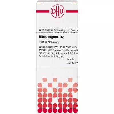 RIBES NIGRUM D 2 Seyreltme, 50 ml RIBES NIGRUM D 2 Seyreltme, 50 ml