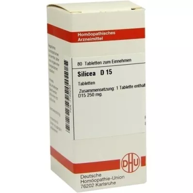 SILICEA D 15 tablet, 80 adet SILICEA D 15 tablet, 80 adet