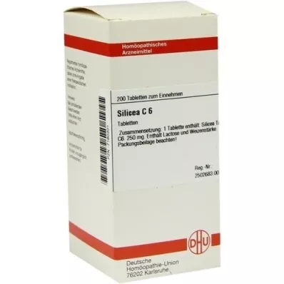 SILICEA C 6 tablet, 200 adet SILICEA C 6 tablet, 200 adet
