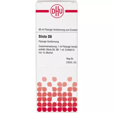STICTA D 8 Seyreltme, 50 ml STICTA D 8 Seyreltme, 50 ml