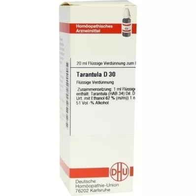 TARANTULA D 30 Seyreltme, 20 ml TARANTULA D 30 Seyreltme, 20 ml