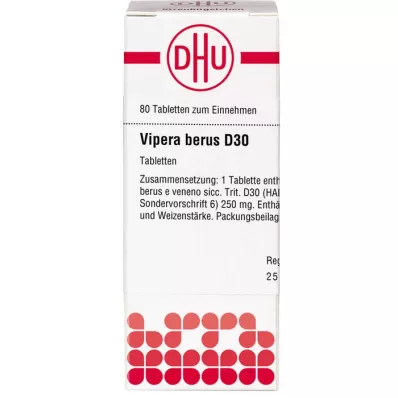 VIPERA BERUS D 30 tablet, 80 adet VIPERA BERUS D 30 tablet, 80 adet