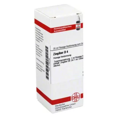 ZINGIBER D 4 Seyreltme, 20 ml