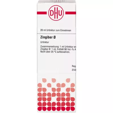 ZINGIBER Ana tentür, 20 ml ZINGIBER Ana tentür, 20 ml