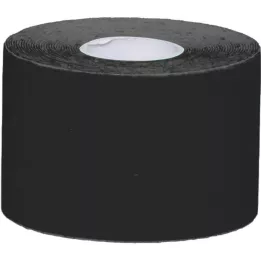 HÖGA-K-TAPE 5 cmx5 m lateks siyah kinezyolojik bant, 1 adet
