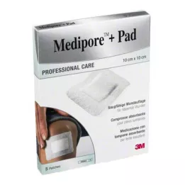 MEDIPORE+Pad 3M 10x10cm 3566NP alçı, 5 adet