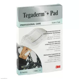TEGADERM 3M Plus Pad 5x7 cm Kullanıma hazır 3582NP, 5 adet