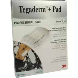 TEGADERM 3M Plus Pad 6x10 cm hazır konnektör 3584NP, 5 adet