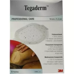 TEGADERM 3M film 10x11,5 cm oval 1630NP, 5 adet