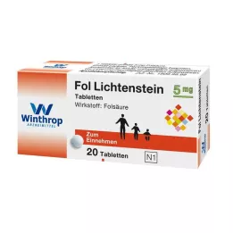 FOL Lichtenstein 5 mg tabletler, 20 adet