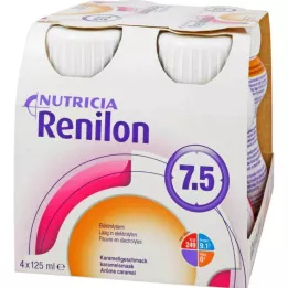 RENILON 7,5 karamel aromalı sıvı, 4X125 ml