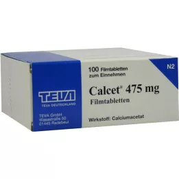 CALCET 475 mg film kaplı tabletler, 100 adet