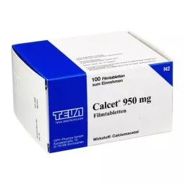 CALCET 950 mg film kaplı tablet, 100 adet