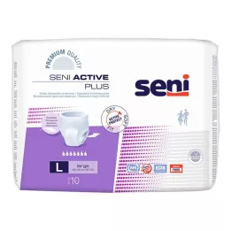 SENI Active Plus idrar kaçırma külotu bir kez L, 10 adet