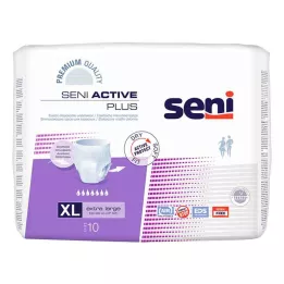 SENI Active Plus idrar kaçırma külotu bir kez XL, 10 adet