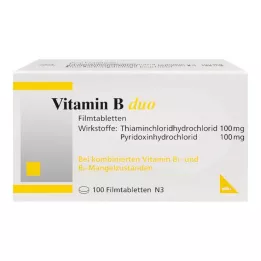 VITAMIN B DUO Film kaplı tabletler, 100 adet