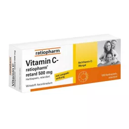 VITAMIN C-RATIOPHARM retard 500 mg kapsül, 100 adet