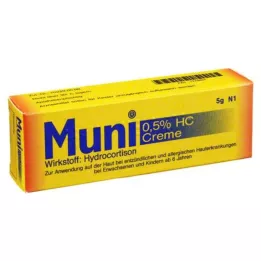 MUNI %0,5 HC Krem, 5 gr