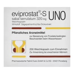 EVIPROSTAT-S sabal serrulatum 320 uno kapsül, 200 adet