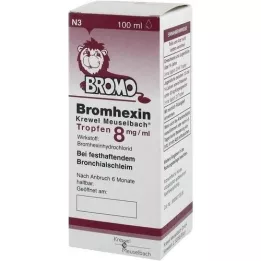 BROMHEXIN Krewel Meuselb.Damla 8mg/ml, 100 ml