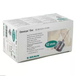 OMNICAN ince kalem iğnesi 0,33x12 mm, 100 adet