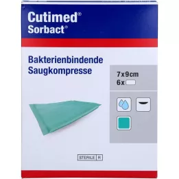 CUTIMED Sorbakt emici kompres 7x9 cm, 6 adet