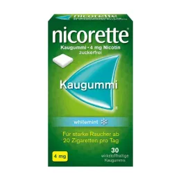 NICORETTE Sakız 4 mg beyaz nane, 30 adet
