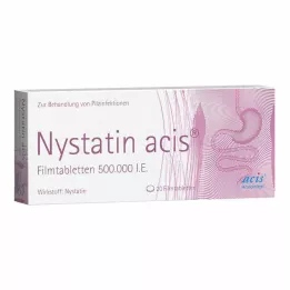 NYSTATIN acis film kaplı tablet, 20 adet