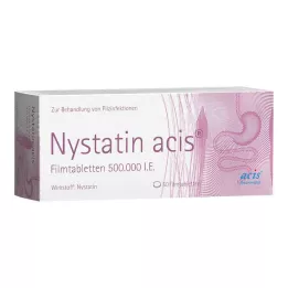 NYSTATIN acis film kaplı tabletler, 50 adet