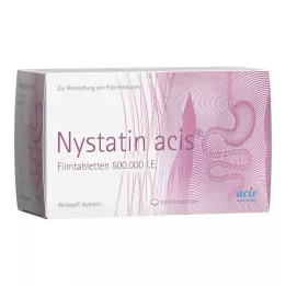 NYSTATIN asis film kaplı tabletler, 100 adet